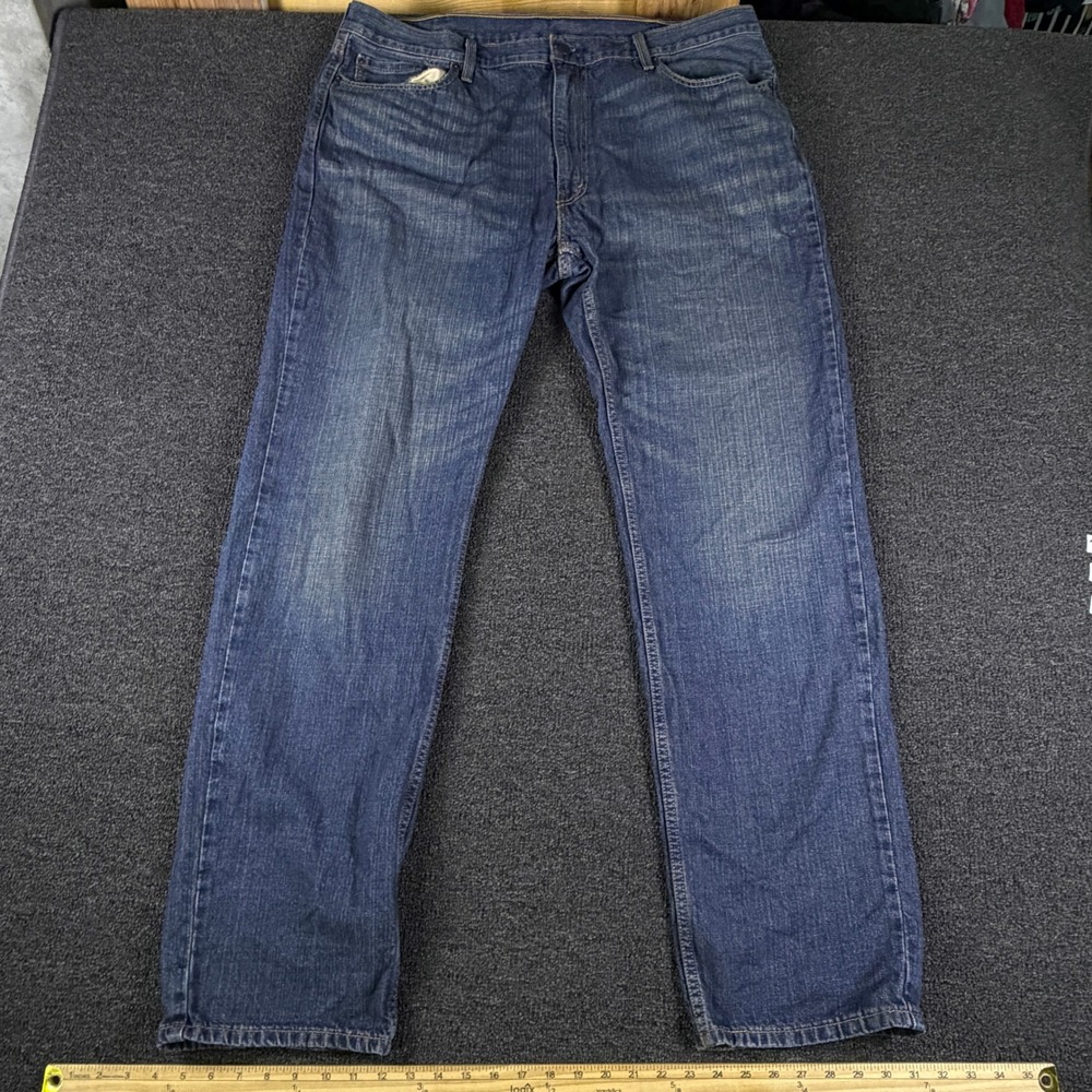 Levi's Jeans Mens Fits 42x34 559 Relaxed Straight Blue Denim EUC